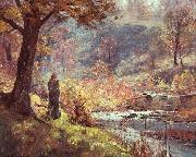Theodore Clement Steele Morning by the Stream oil painting
